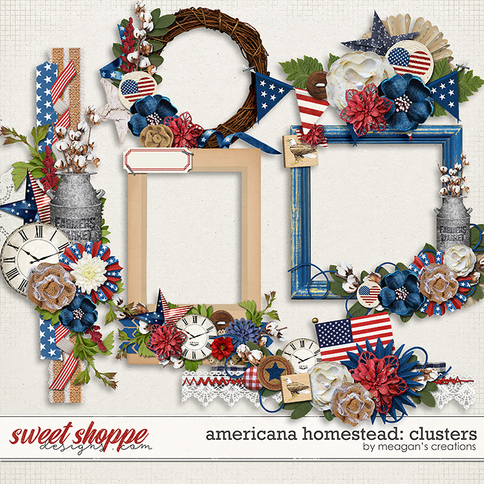 Americana Homestead: Clusters by Meagan's Creations Americana Homestead: Clusters by Meagan's Creations