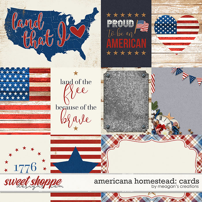 Americana Homestead: Cards by Meagan's Creations Americana Homestead: Cards by Meagan's Creations
