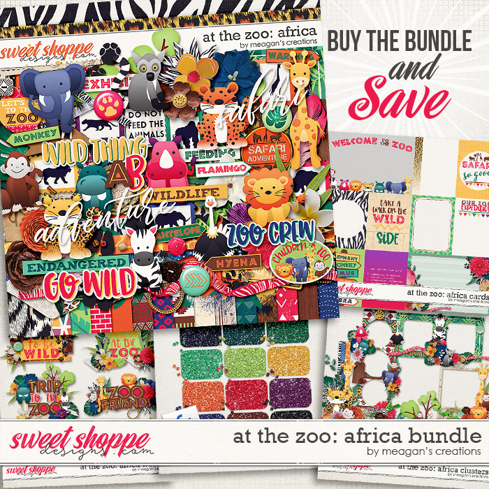 At the Zoo: Africa Collection Bundle by Meagan's Creations