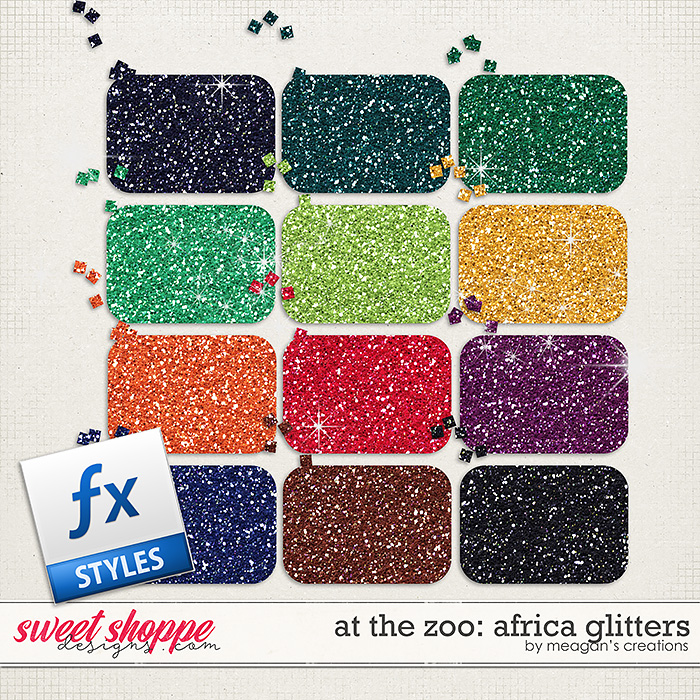 At the Zoo: Africa Glitters by Meagan's Creations