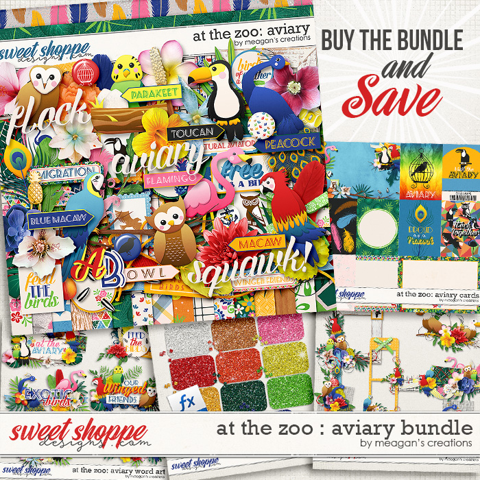 At the Zoo: Aviary Collection Bundle by Meagan's Creations