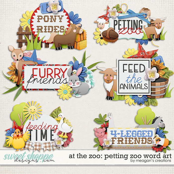 At the Zoo: Petting Zoo Word Art by Meagan's Creations At the Zoo: Petting Zoo Word Art by Meagan's Creations