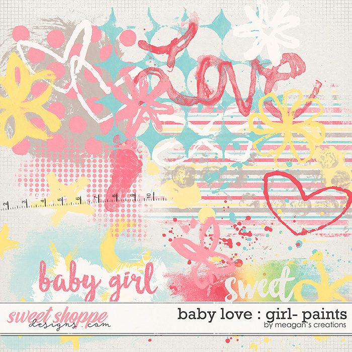 Baby Love {Girl} : Paints by Meagan's Creations Baby Love {Girl} : Paints by Meagan's Creations