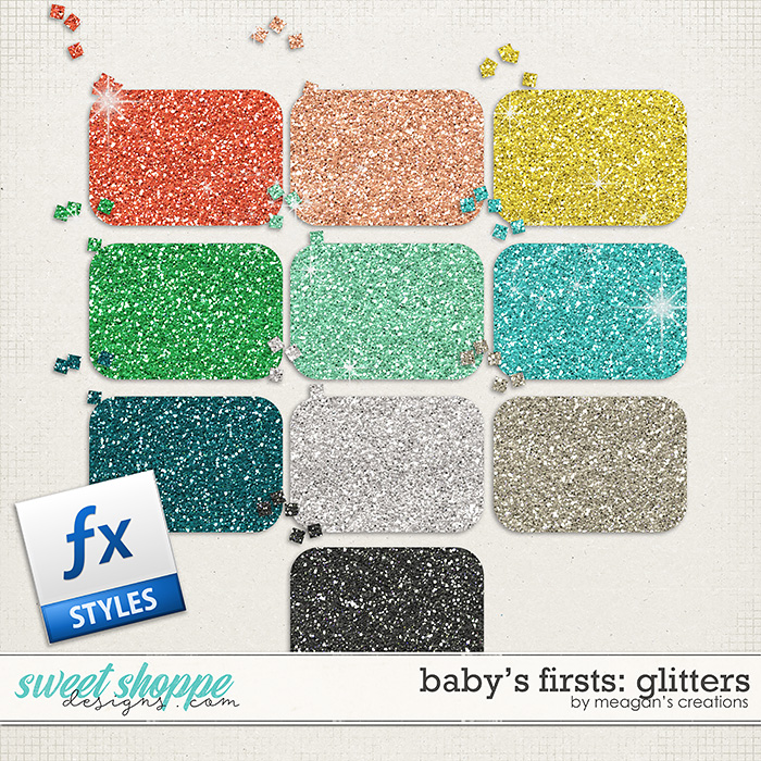 Baby's Firsts Glitters by Meagan's Creations