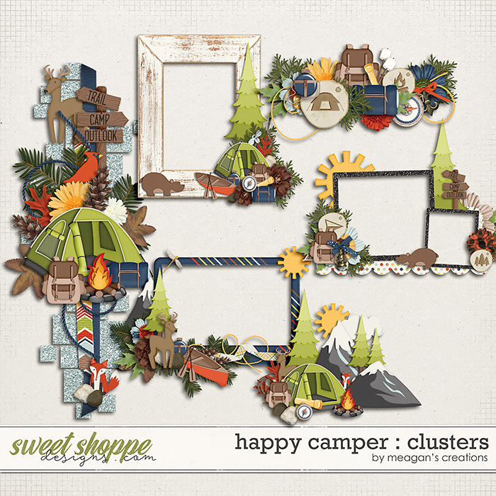 Happy Camper : Clusters by Meagan's Creations Happy Camper : Clusters by Meagan's Creations