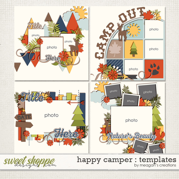 Happy Camper : Templates by Meagan's Creations Happy Camper : Templates by Meagan's Creations