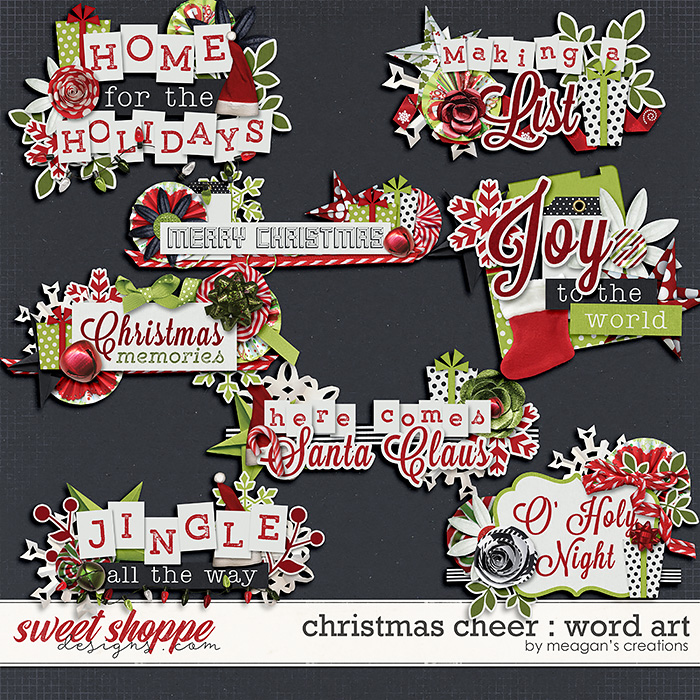 Christmas Cheer : Word Art by Meagan's Creations Christmas Cheer : Word Art by Meagan's Creations