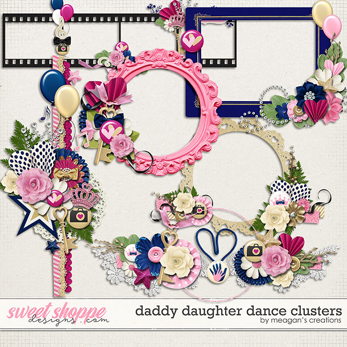Daddy Daughter Dance Clusters by Meagan's Creations Daddy Daughter Dance Clusters by Meagan's Creations