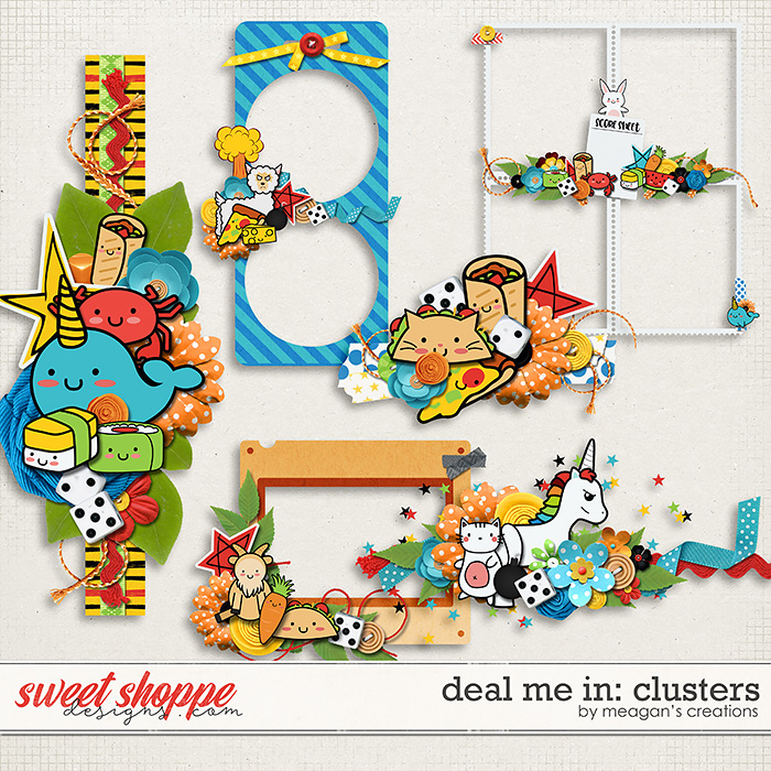 Deal Me In: Clusters by Meagan's Creations
