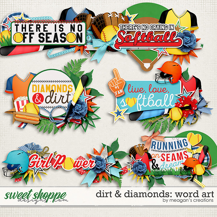 Dirt and Diamonds: Word Art by Meagan's Creations