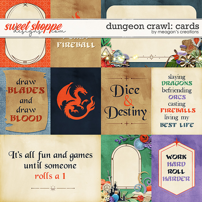 Dungeon Crawl: Cards by Meagan's Creations