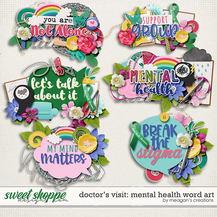 Doctor's Visit: Mental Health Word Art by Meagan's Creations Doctor's Visit: Mental Health Word Art by Meagan's Creations