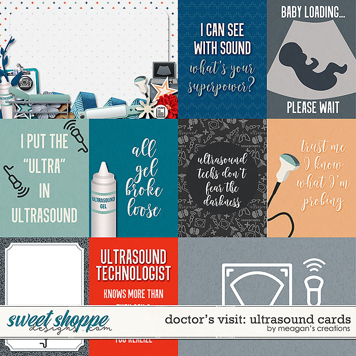 Doctor's Visit: Ultrasound Cards by Meagan's Creations
