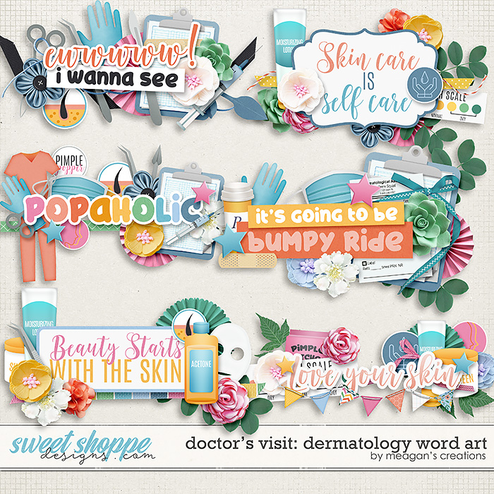 Doctor's Visit: Dermatology Word Art by Meagan's Creations Doctor's Visit: Dermatology Word Art by Meagan's Creations