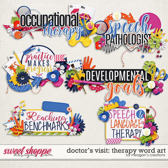 Doctor's Visit: Therapy Word Art by Meagan's Creations