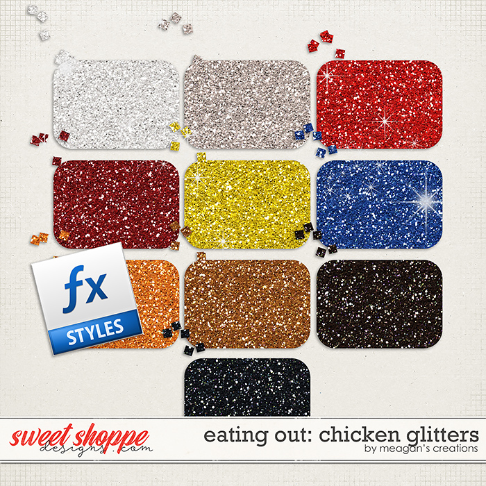 Eating Out: Chicken Glitters by Meagan's Creations