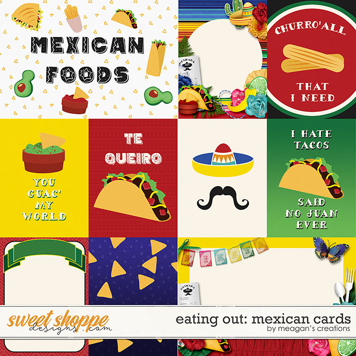 Eating Out: Mexican Cards by Meagan's Creations Eating Out: Mexican Cards by Meagan's Creations