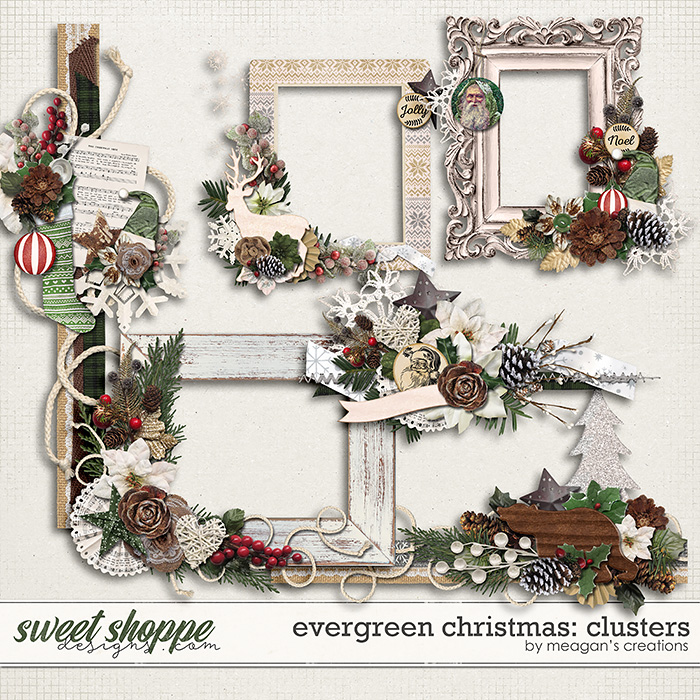 Evergreen Christmas: Clusters by Meagan's Creations Evergreen Christmas: Clusters by Meagan's Creations