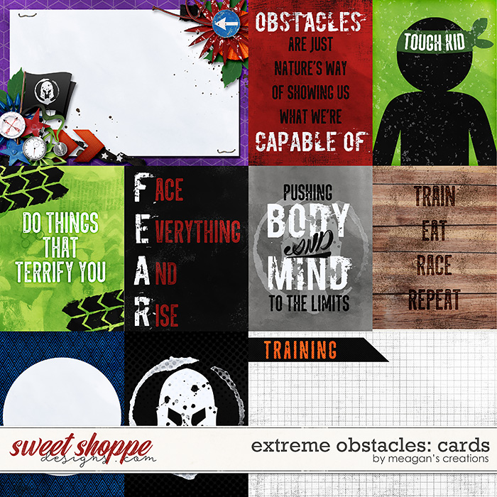 Extreme Obstacles: Cards by Meagan's Creations