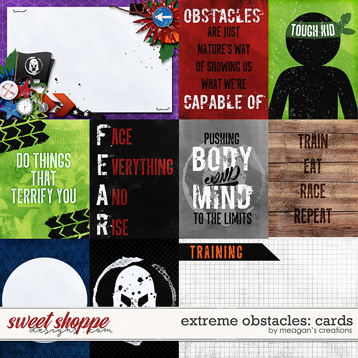 Extreme Obstacles: Cards by Meagan's Creations Extreme Obstacles: Cards by Meagan's Creations