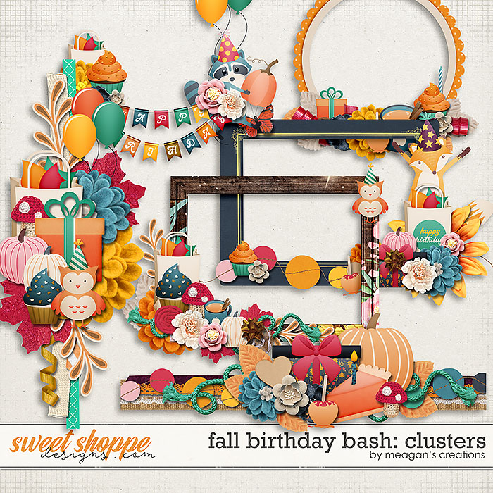 Fall Birthday Bash: Clusters by Meagan's Creations Fall Birthday Bash: Clusters by Meagan's Creations
