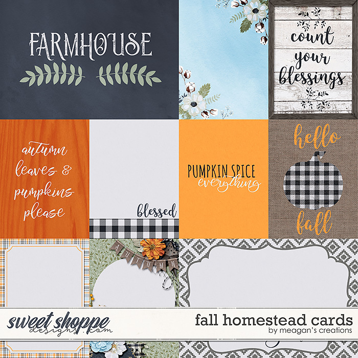 Fall Homestead: Cards by Meagan's Creations