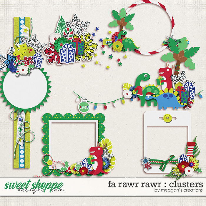 Fa Rawr Rawr : Clusters by Meagan's Creations Fa Rawr Rawr : Clusters by Meagan's Creations