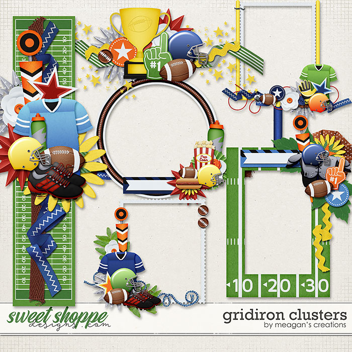 Gridiron: Clusters by Meagan's Creations