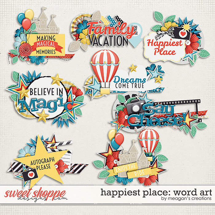 Happiest Place : Word Art by Meagan's Creations Happiest Place : Word Art by Meagan's Creations
