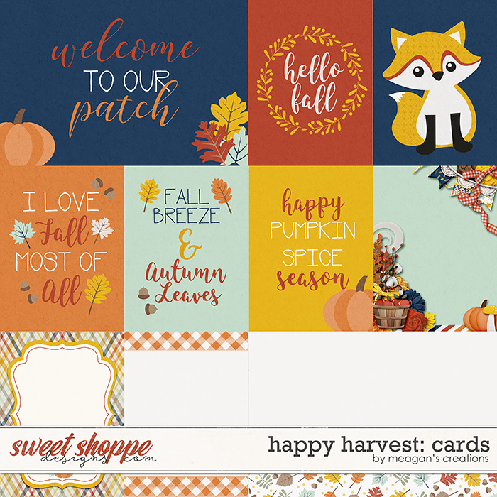Happy Harvest: Cards by Meagan's Creations Happy Harvest: Cards by Meagan's Creations