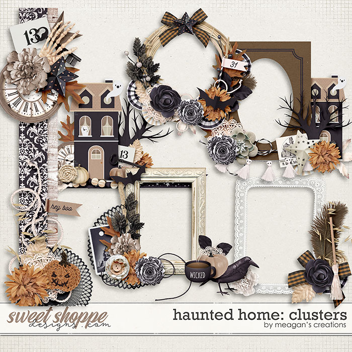 Haunted Home: Clusters by Meagan's Creations