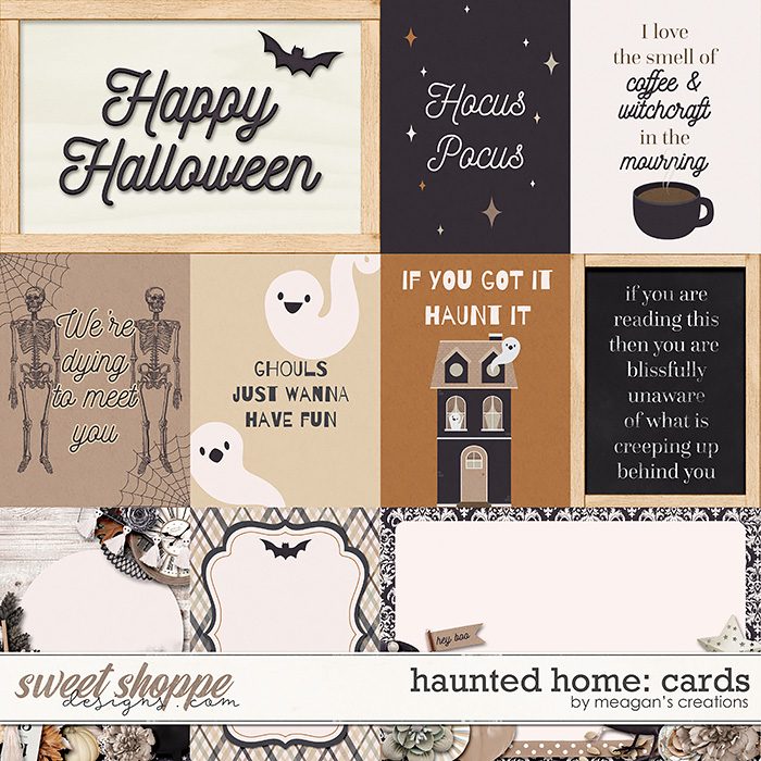 Haunted Home: Cards by Meagan's Creations Haunted Home: Cards by Meagan's Creations
