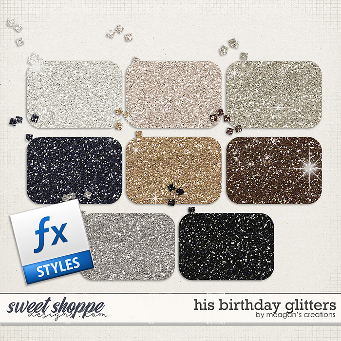 His Birthday Glitters by Meagan's Creations