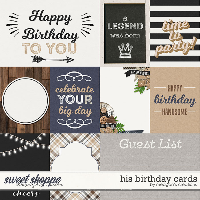His Birthday Cards by Meagan's Creations