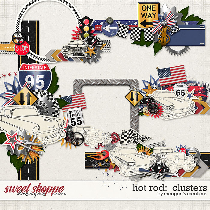 Hot Rod: Clusters by Meagan's Creations