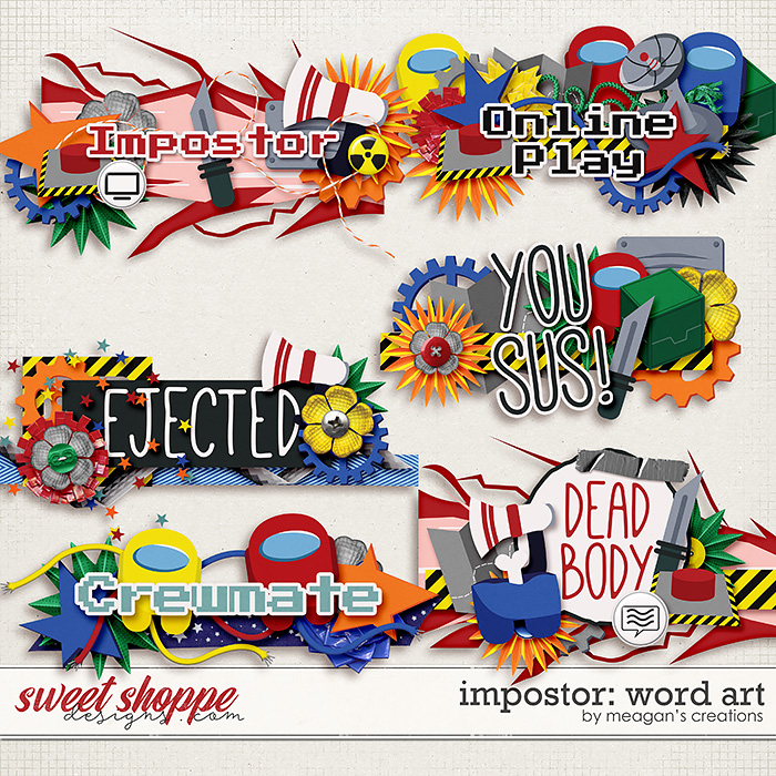 Impostor: Word Art by Meagan's Creations Impostor: Word Art by Meagan's Creations