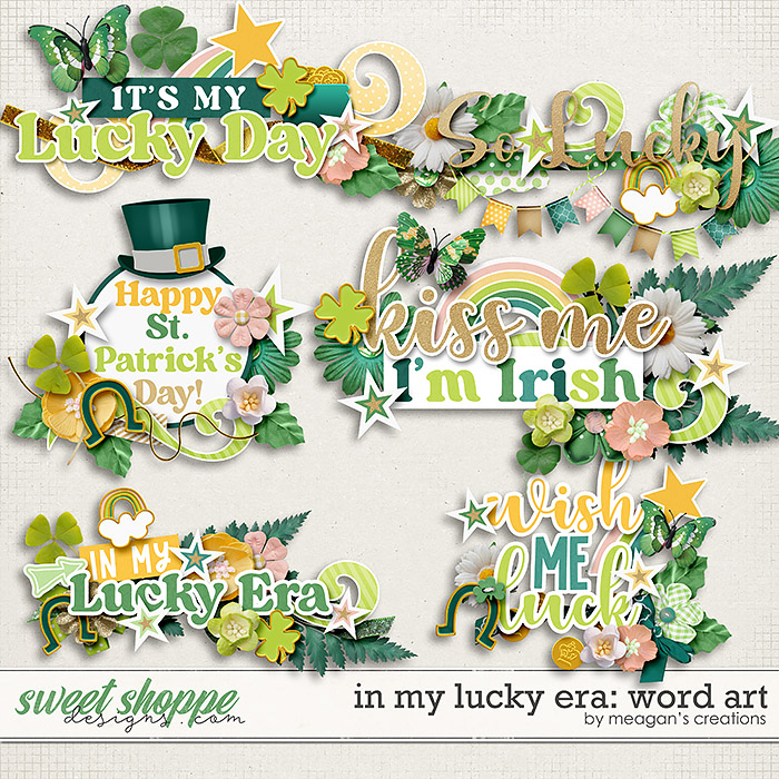 In My Lucky Era: Word Art by Meagan's Creations In My Lucky Era: Word Art by Meagan's Creations