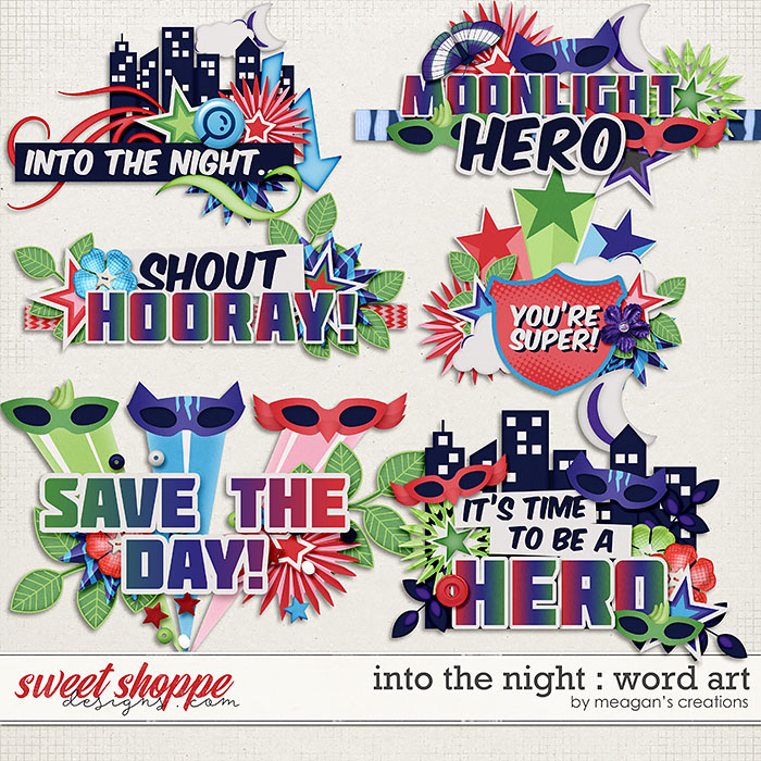 Into the Night : Word Art by Meagan's Creations Into the Night : Word Art by Meagan's Creations