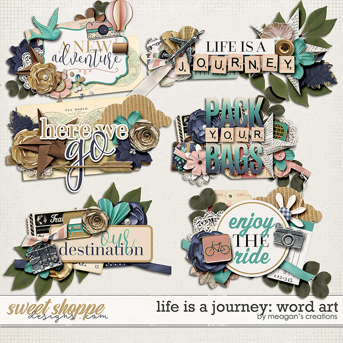Life is a Journey: Word Art by Meagan's Creations Life is a Journey: Word Art by Meagan's Creations