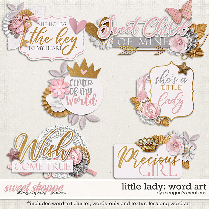 Little Lady: Word Art by Meagan's Creations Little Lady: Word Art by Meagan's Creations