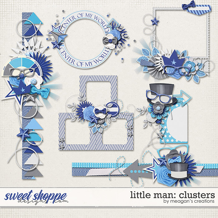 Little Man: Clusters by Meagan's Creations Little Man: Clusters by Meagan's Creations