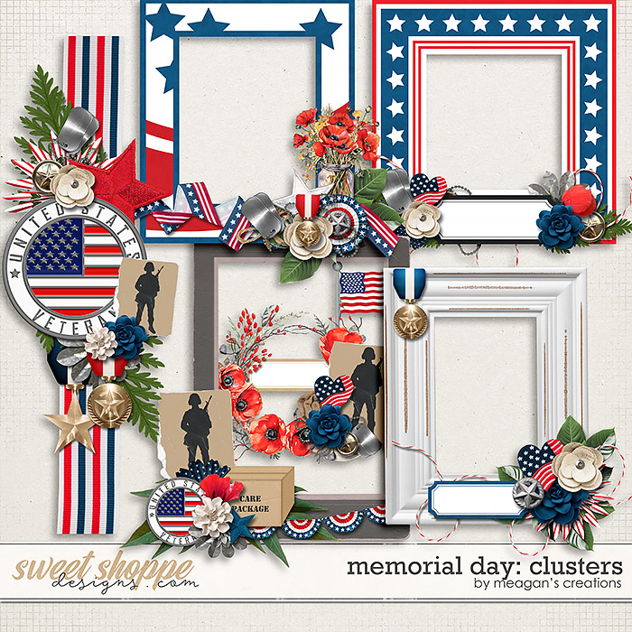 Memorial Day: Clusters by Meagan's Creations Memorial Day: Clusters by Meagan's Creations
