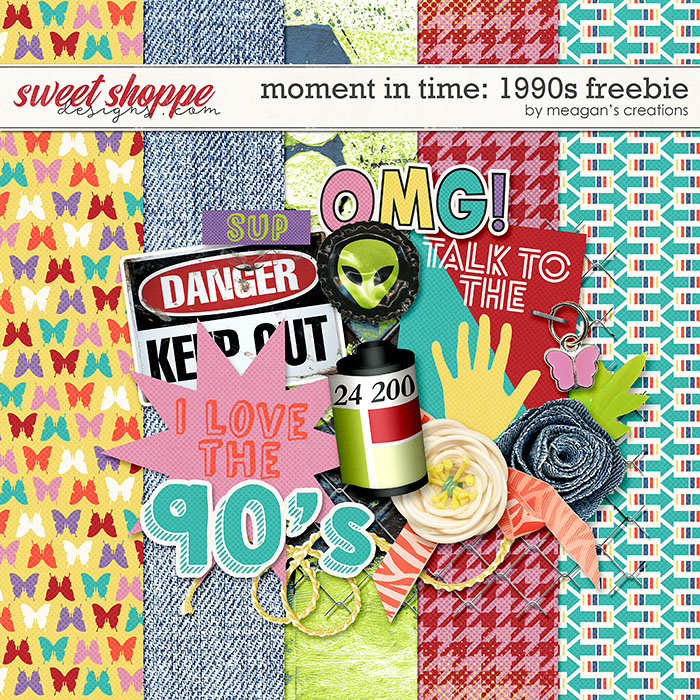 Moment in Time: 1990s Freebie by Meagan's Creations