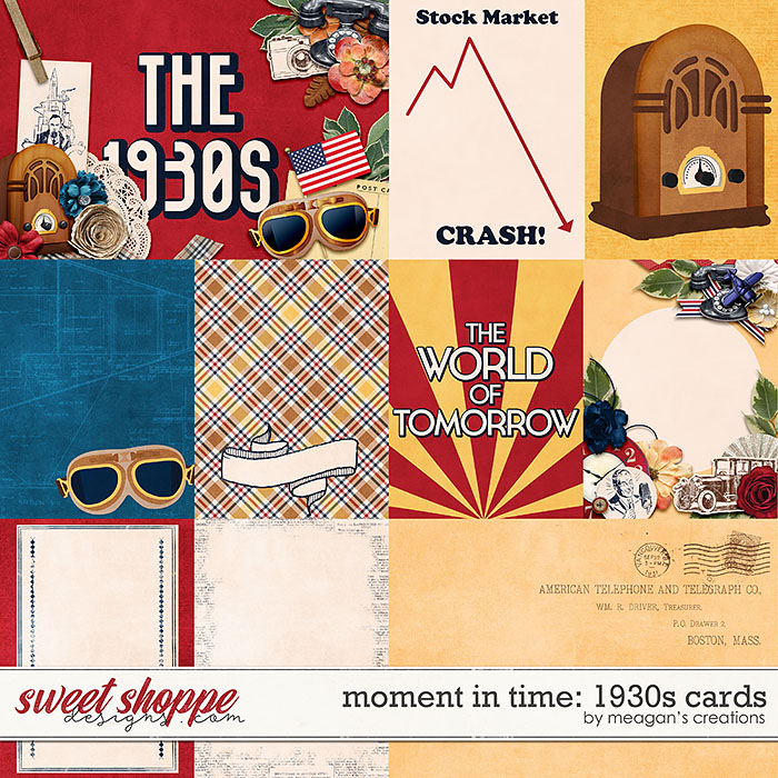 Moment in Time: 1930s Cards by Meagan's Creations Moment in Time: 1930s Cards by Meagan's Creations
