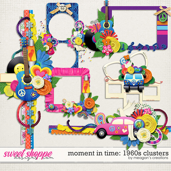 Moment in Time: 1960s Clusters by Meagan's Creations