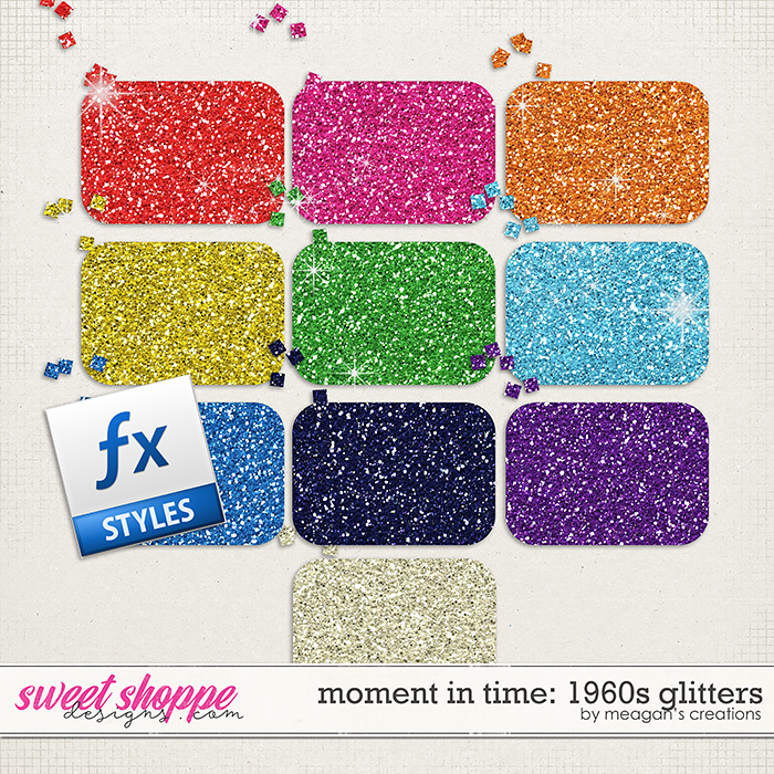 Moment in Time: 1960s Glitters by Meagan's Creations Moment in Time: 1960s Glitters by Meagan's Creations