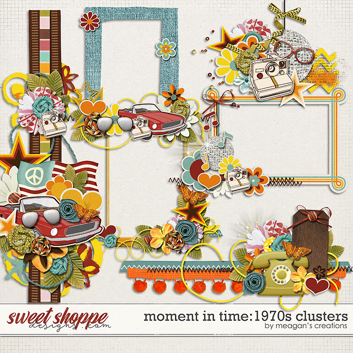 Moment in Time: 1970s: Clusters by Meagan's Creations Moment in Time: 1970s: Clusters by Meagan's Creations