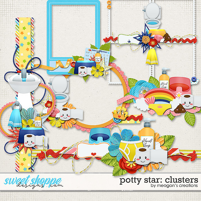 Potty Star Clusters by Meagan's Creations Potty Star Clusters by Meagan's Creations