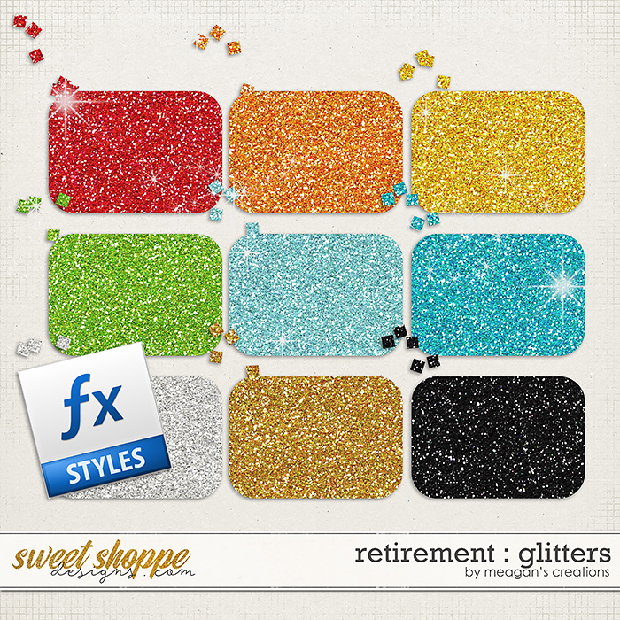 Retirement : Glitters by Meagan's Creations Retirement : Glitters by Meagan's Creations
