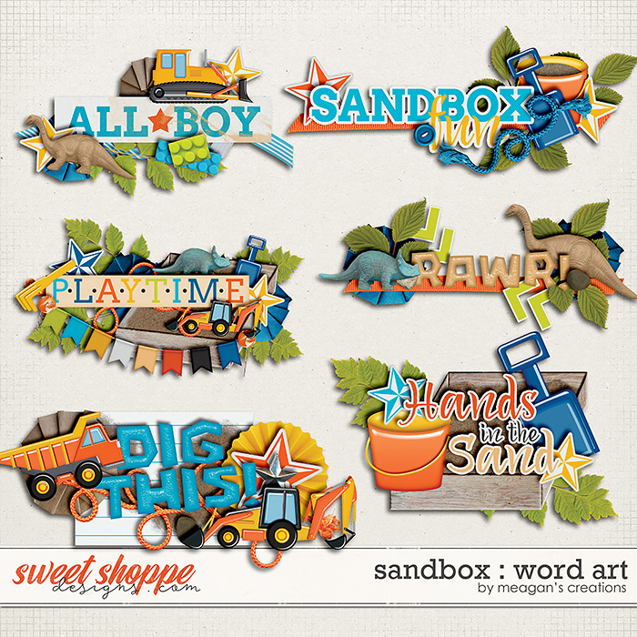 Sandbox : Word Art by Meagan's Creations Sandbox : Word Art by Meagan's Creations